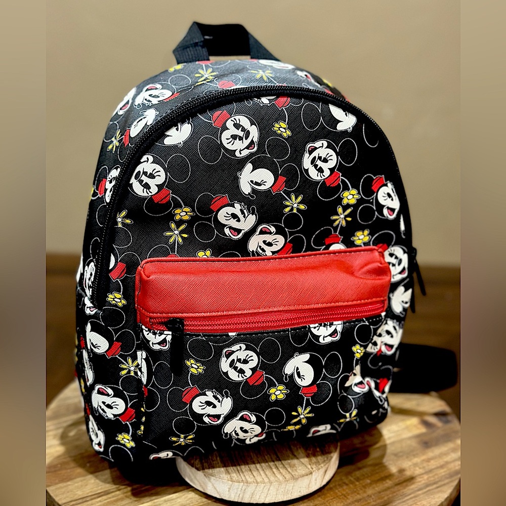 BioWorld Disney Minnie Mouse Mini Purse Backpack Faux Leather - Handbag New!!